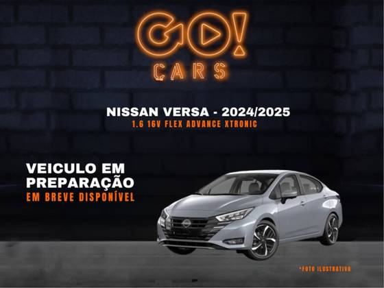 NISSAN VERSA 1.6 16V FLEX ADVANCE XTRONIC NISSAN VERSA 1.6 16V FLEX ADVANCE XTRONIC